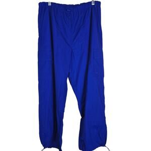 Victoria Secret Pink Blue Athletic Hiking Parachute Cargo Pants Women's M
